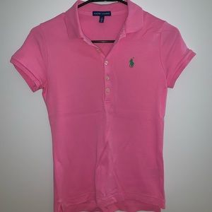 Pink Slim Fit Polo Shirt